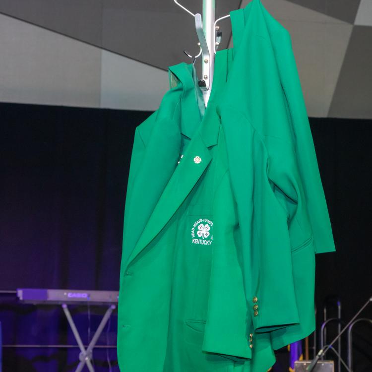  4-H Jackets on Coat Rack